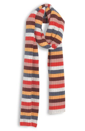 Madewell Multi Stripe Knit Scarf | Nordstrom