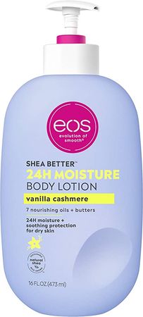 Amazon.com : EOS Eos Shea Better Body Lotion - Vanilla Cashmere | 16 Oz| 2 Pack, Vanilla Cashmere, 16 ounces : Beauty & Personal Care