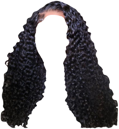 Black Side Part Curly Lace Front Wig