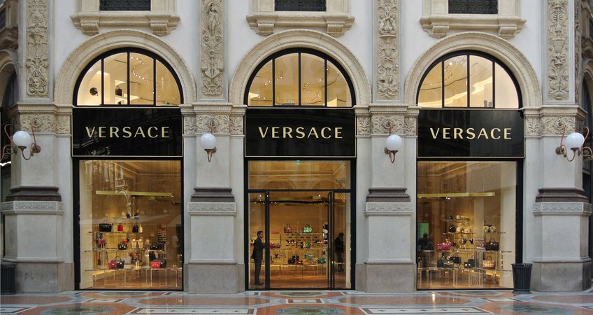 Versace store front