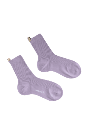 Comme Si THE AGNELLI SOCK - LILAC