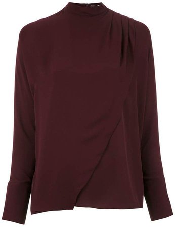 Egrey ruched blouse