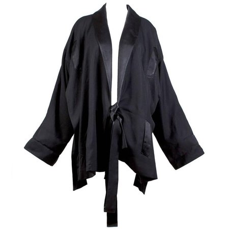 Jean Paul Gaultier Tuxedo Kimono Jacket circa 1990s