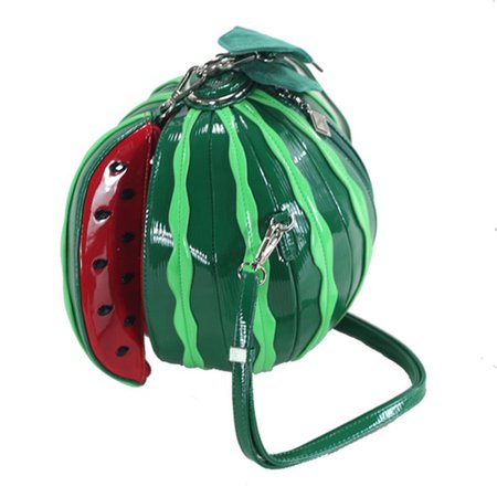 cute watermelon bag funny novelty shaped bag unique fruit shape bag Crossbody Bags Lady Creative Green party handbags-in Shoulder Bags from Luggage & Bags on Aliexpress.com | Alibaba Group