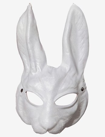White Leather Rabbit | venetian mask for sale