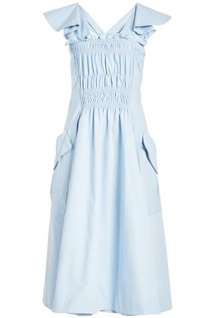 Ruched Cotton Dress Gr. FR 40