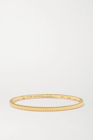 Boucheron | Quatre Grosgrain Light 18-karat gold bracelet | NET-A-PORTER.COM