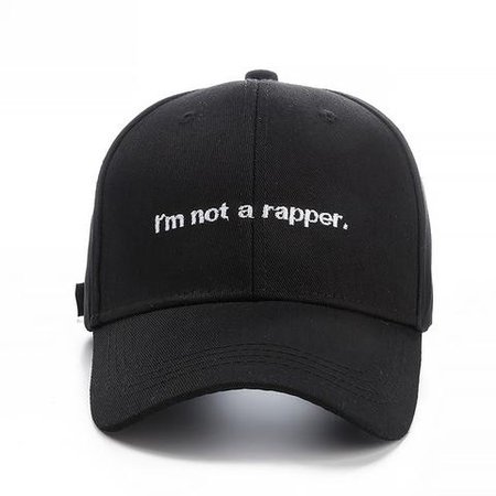 "I'm Not A Rapper" Cap – WHITE MARKET USA