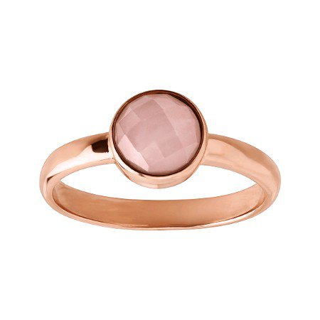 Silpada 'Making Me Blush' 1/2 ct Natural Rose Quartz Ring in 14K Rose Gold-Plated Sterling Silver | Making Me Blush Ring | Silpada