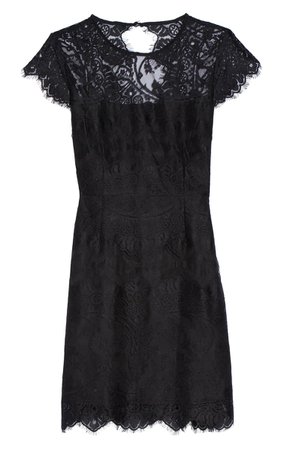 BB Dakota Jayce Lace Sheath Cocktail Dress black