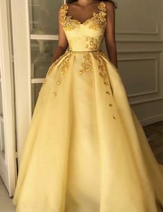 gowns yellow