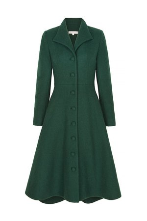 Hunter Coat Forest Green – Suzannah