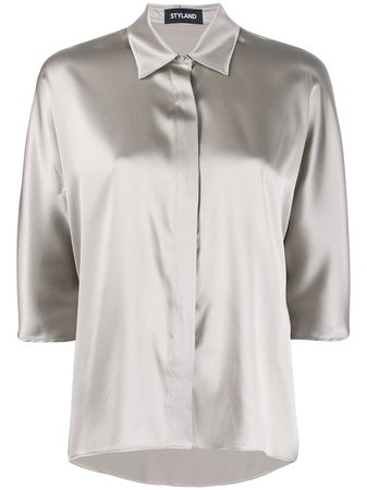 Styland Concealed Button Shirt