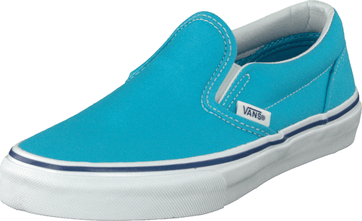 Buy Vans K Classic Slip-On Cyan Blue/True Shoes Online | FOOTWAY.co.uk