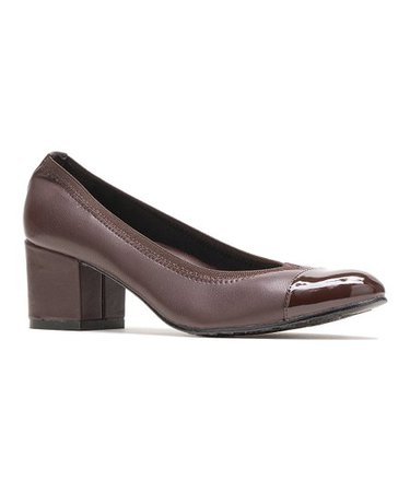Soft Style by Hush Puppies Dark Brown Daryn Pump - Women | Best Price and Reviews | Zulily
