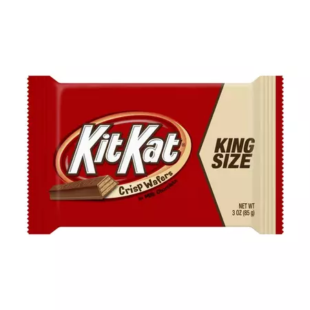 Kit Kat® Milk Chocolate King Size Wafer Candy, Individually Wrapped, 3 oz, Bar - Walmart.com
