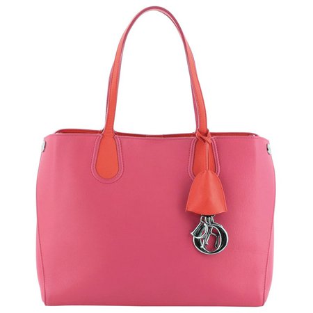 Christian Dior Addict Shopping Tote Leather Small For Sale at 1stdibs