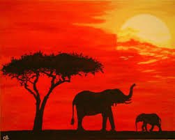 african sunset - Google Search