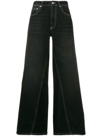 Ganni wide-leg jeans $216 - Buy SS19 Online - Fast Global Delivery, Price