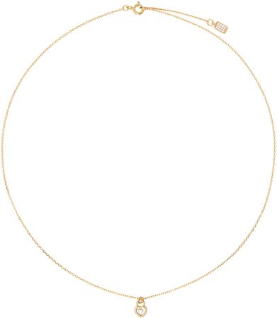 Numbering: Gold #3811 Heart Necklace | SSENSE