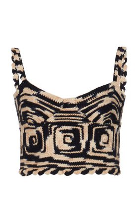 Lucia Crocheted Wool Crop Top By Ulla Johnson | Moda Operandi