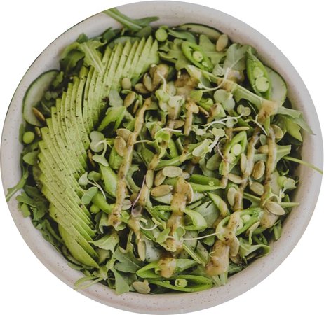 green goddess salad bowl