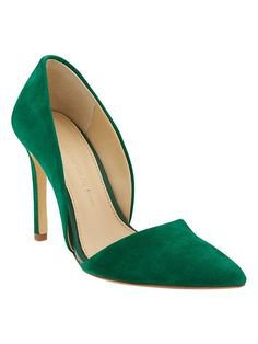 Gap Mobile. | Green shoes heels, Green heels, Emerald shoes