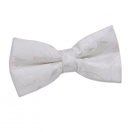 Ivory Passion Pre-Tied Thistle Bow Tie - James Alexander