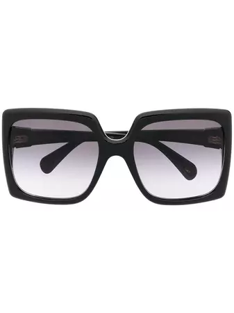 Gucci Eyewear Interlocking G Oversized square-frame Sunglasses - Farfetch