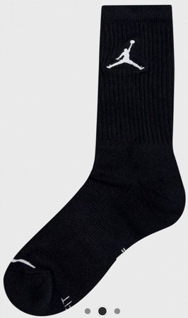 Jordan black socks