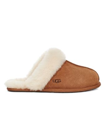 Shop UGG Scuffette II Suede Sheepskin Slippers | Saks Fifth Avenue