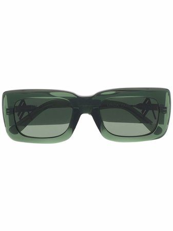 The Attico square-frame Sunglasses - Farfetch