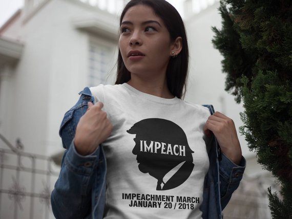 Impeachment March Tshirt Impeach Trump Shirt Women's | Etsy