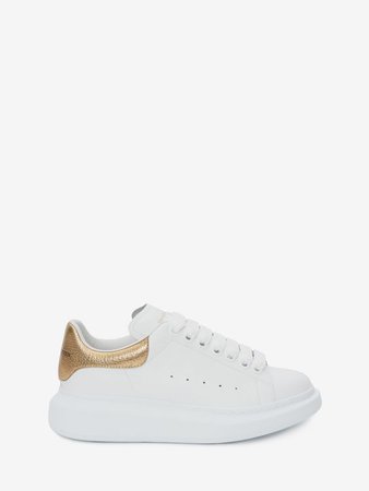 Men's Light Gold/White Oversized Sneaker | Alexander McQueen