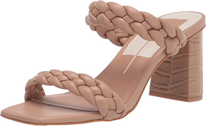 Amazon.com | Dolce Vita Women's PAILY Heeled Sandal, CAFÉ Stella, 8 | Heeled Sandals