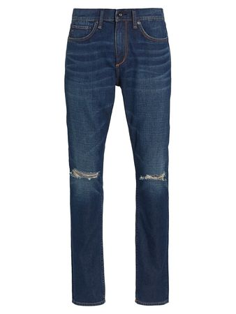 Shop rag & bone Fit 1 Aero Stretch Distressed Jeans | Saks Fifth Avenue