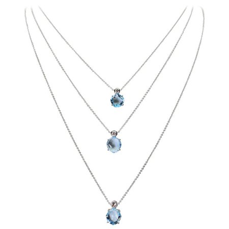 baby blue necklace - Google Search