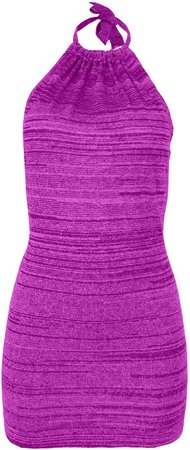 Amazon.com: Women’s Mini Dress Knitted Backless Halter Sleeveless Shinny Club Party Holiday Beach Bodycon Dress: Clothing