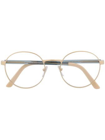 Prada Eyewear Circle Frame Optical Glasses - Farfetch