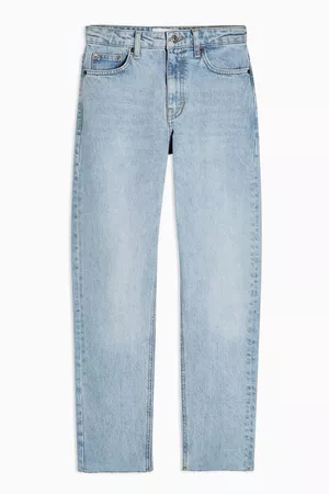 CONSIDERED Bleach Straight Jeans | Topshop