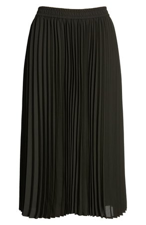 Halogen® Pleated Chiffon Skirt (Regular & Petite) | Nordstrom