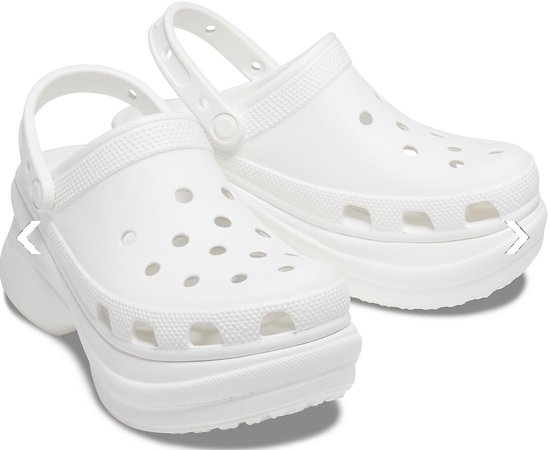Women's Crocs Classic Bae Clog White - $55