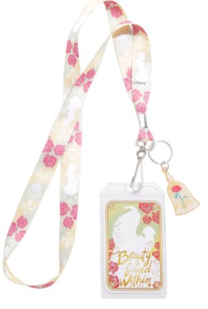 lounge fly Disney lanyard beauty and the beast