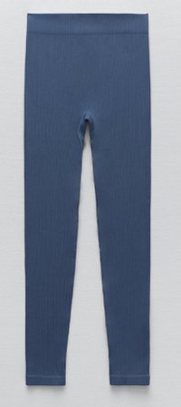 Blue Zara Seamless Leggings