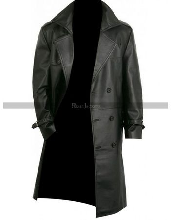 leather trench | dynamite