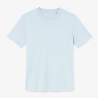 The Leslie T-Shirt—Compact Cotton - Sky Blue | M.M.LaFleur