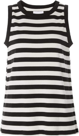The Easy Striped Muscle Tank