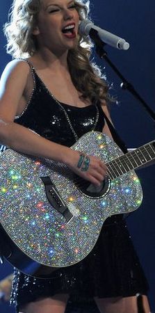 Taylor Swift Rhinestone Guitar