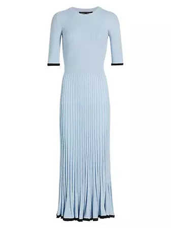 Shop Proenza Schouler Pleated Silk-Blend Knit Maxi Dress | Saks Fifth Avenue
