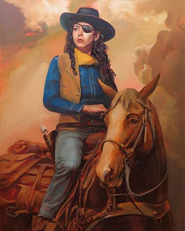 Artist Felice House Reimagines Scenes from Classic Western Films with Female Cowboys as Leads — Colossal